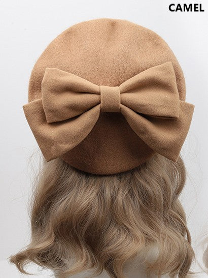 Bowknot Beret With Lolita Options Color 12 Detachable