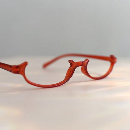 Cyberpunk Wine Eyeglasses Frame Red