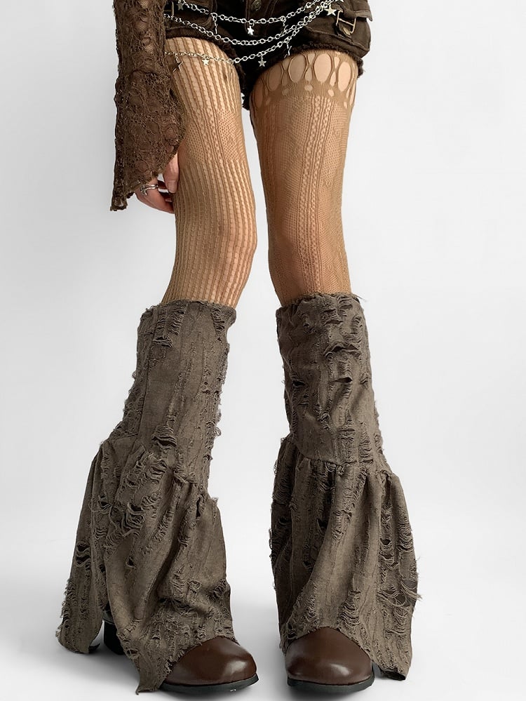 Warmers Brown Wasteland Punk Leg