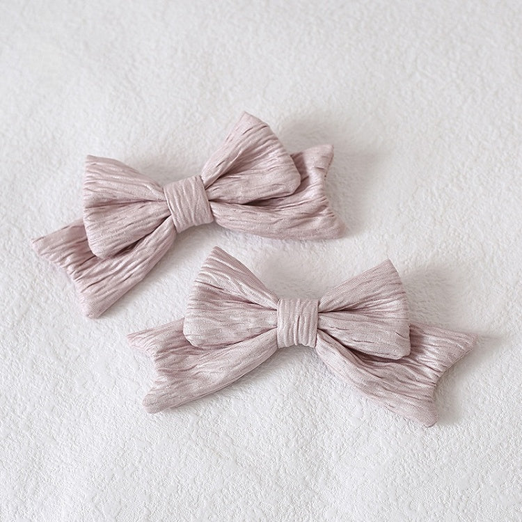 Green Cute / Light Hairclips Lolita Blue Bowknot Pink-Purple Mint