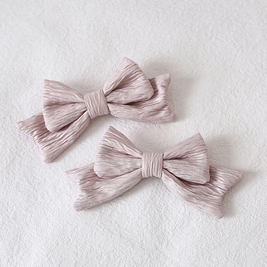 Green Cute / Light Hairclips Lolita Blue Bowknot Pink-Purple Mint
