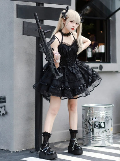 Sweetheart Piece Kuro Neckline One Black Dress Slip