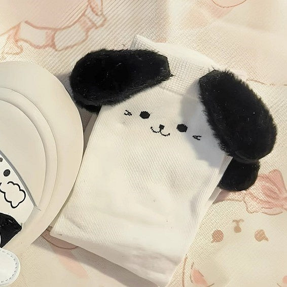 Accents with Socks Ear Themed Calf Plush Kawaii Daily Puppy