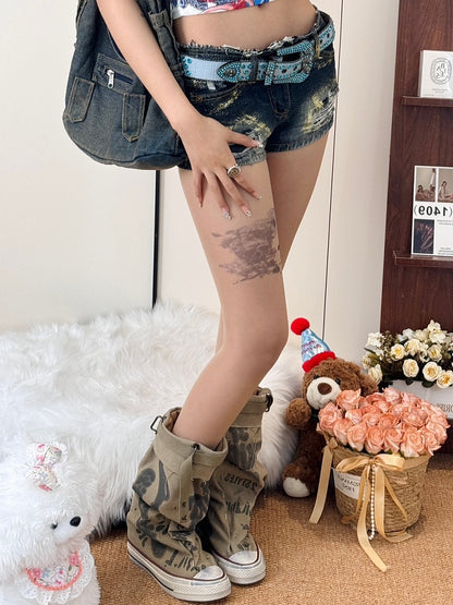 Print Bittersweet Strumpfhose Nude Skeleton