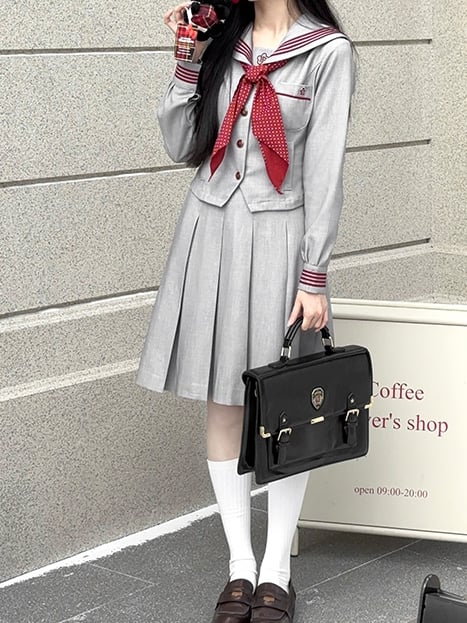 ボックスプリーツJKスカート制服ゲイリー