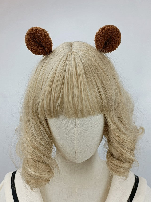 Hairclip 6 Hamster Options Plush Color Ear