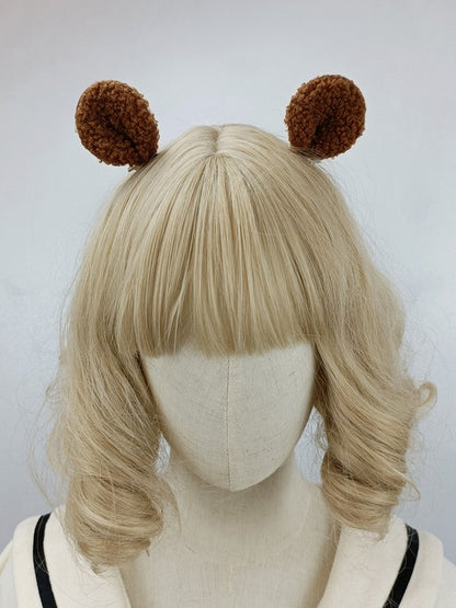 Hairclip 6 Hamster Options Plush Color Ear