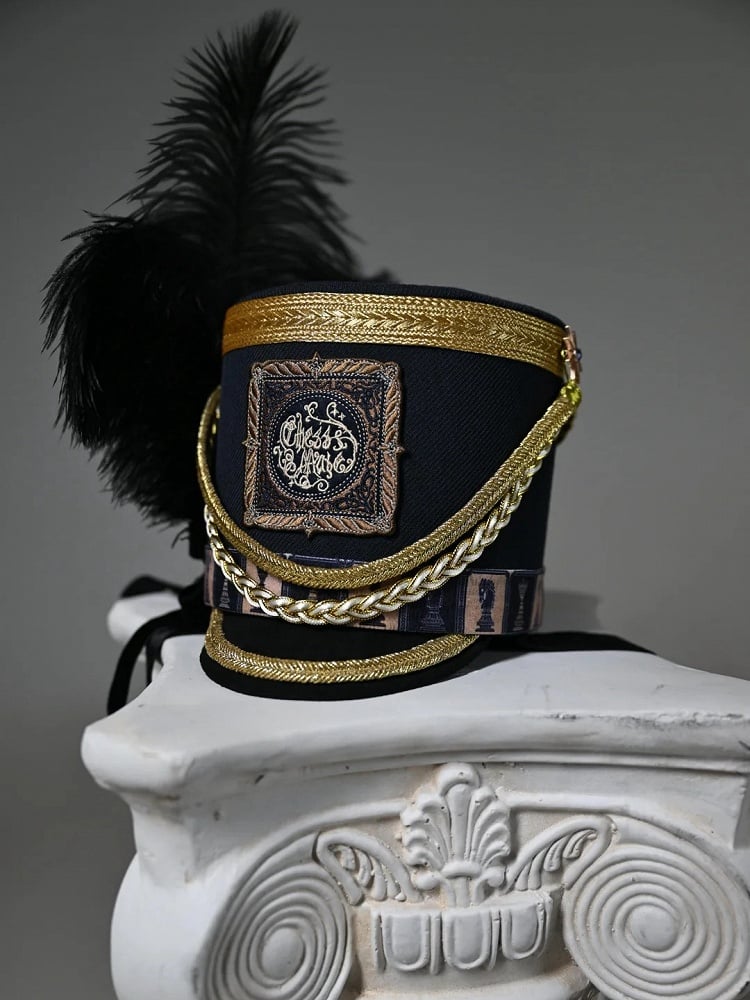 Black Blue Hat Red / Dark