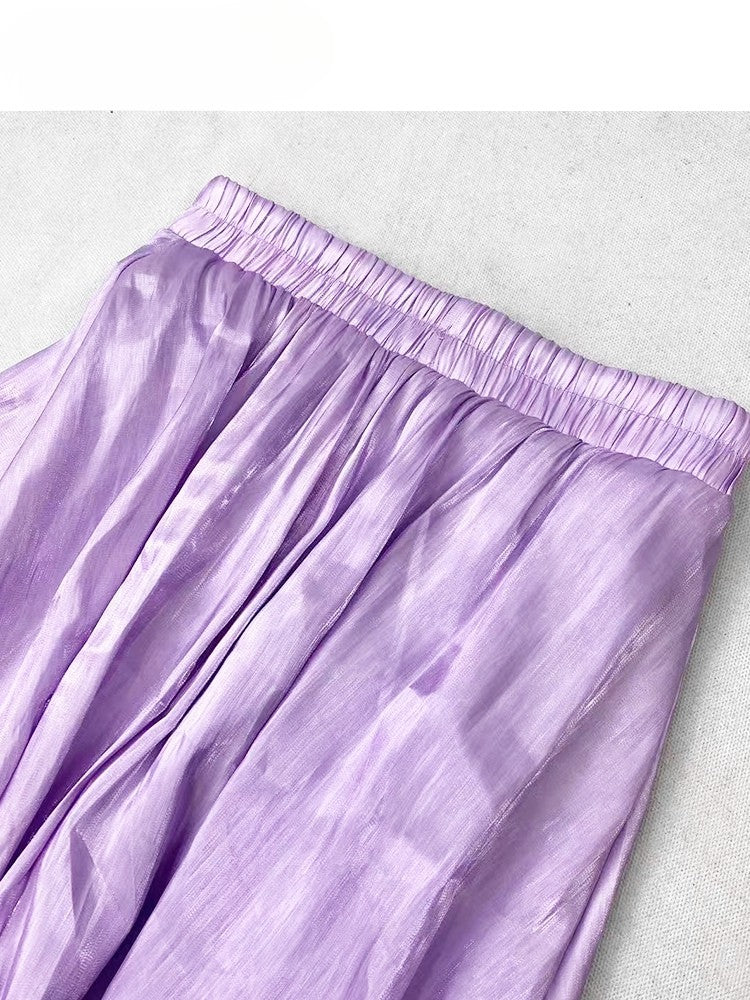 + 花柄トップ、ホルターネック、アンダースカート、キャミスカート、レースセット、ドレス、ホリデーネック、ブラック、パープル、ビタースイート