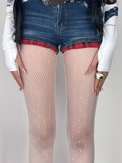 Polka-dot Options Farbe 7 Y2K Muster Strumpfhose