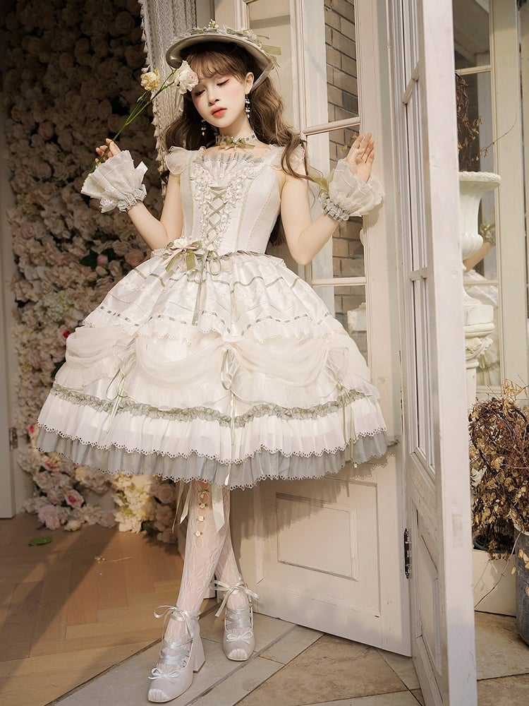 Jasmine Corset Bodice Princess Lolita Boning Dress