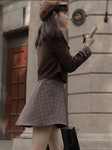 Outfits Detective Brown Little Maillard Reaction Preppy Blazer