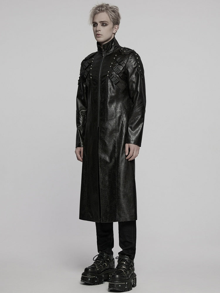 Black Men's Cyberpunk Jacket