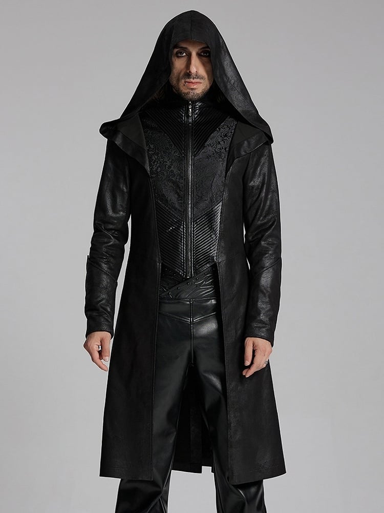 Black Men's Gothic Wizard Jacket
