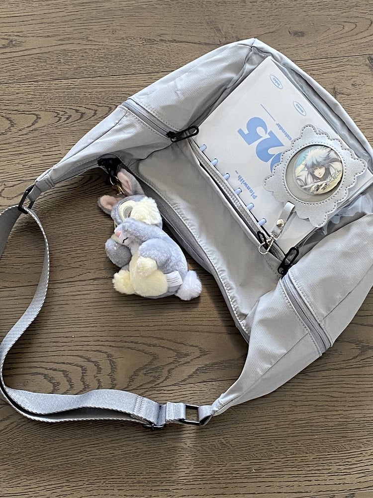 Ita Bag Side Crossbody with Gray Pockets