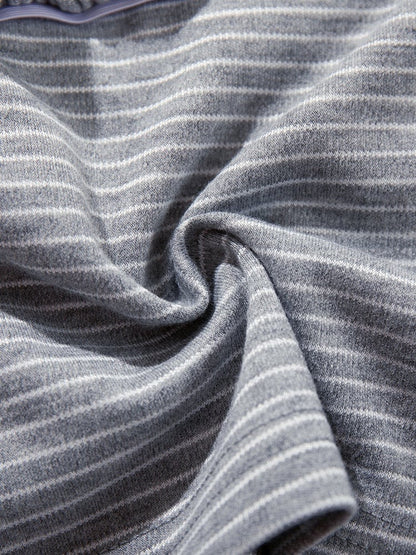 Gray Striped Star Pattern Skort - Languid Park