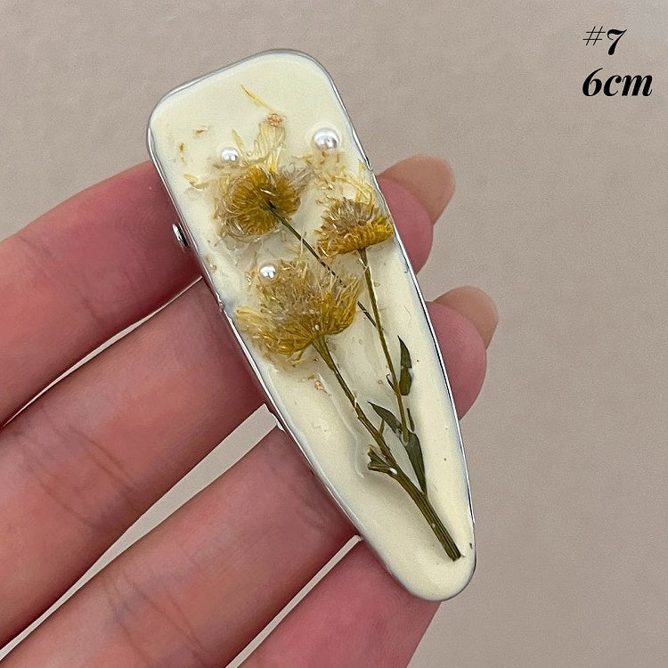 Oil Painting Inspired Floral Hair Clips