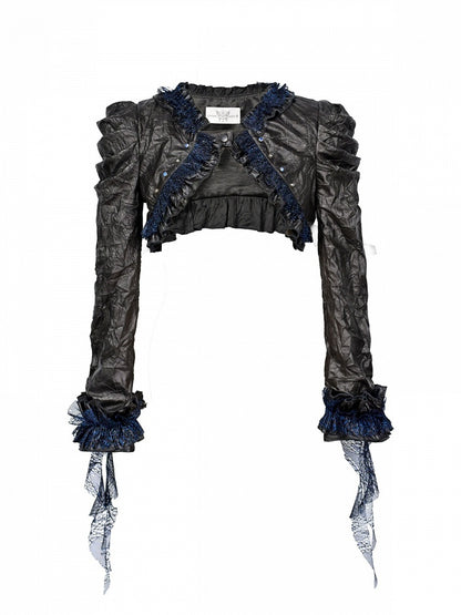 Punk Y3K Leather PU Jacket Short Rock Style