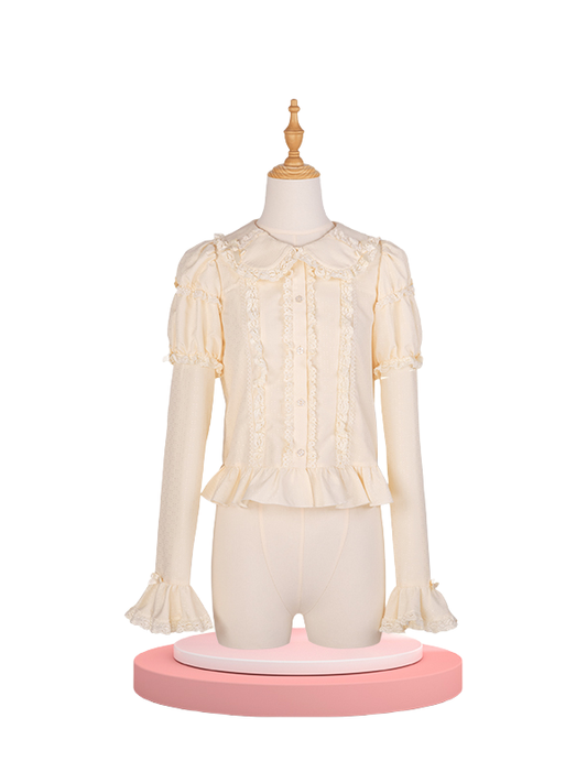 Shirt Long Apricot Sleeves