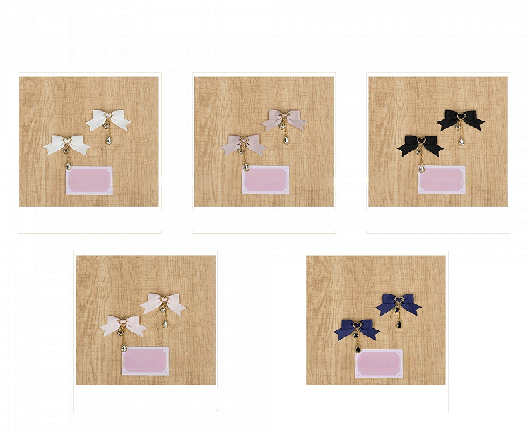 Colors 5 Kei Jirai Celestial Moon  Star Gemstone Collection Bowknot Hairclips