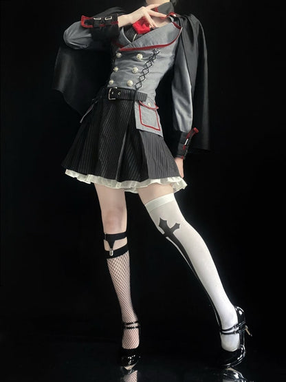 Military Lolita Dress & Cape Set - Muguang Galaxy Original