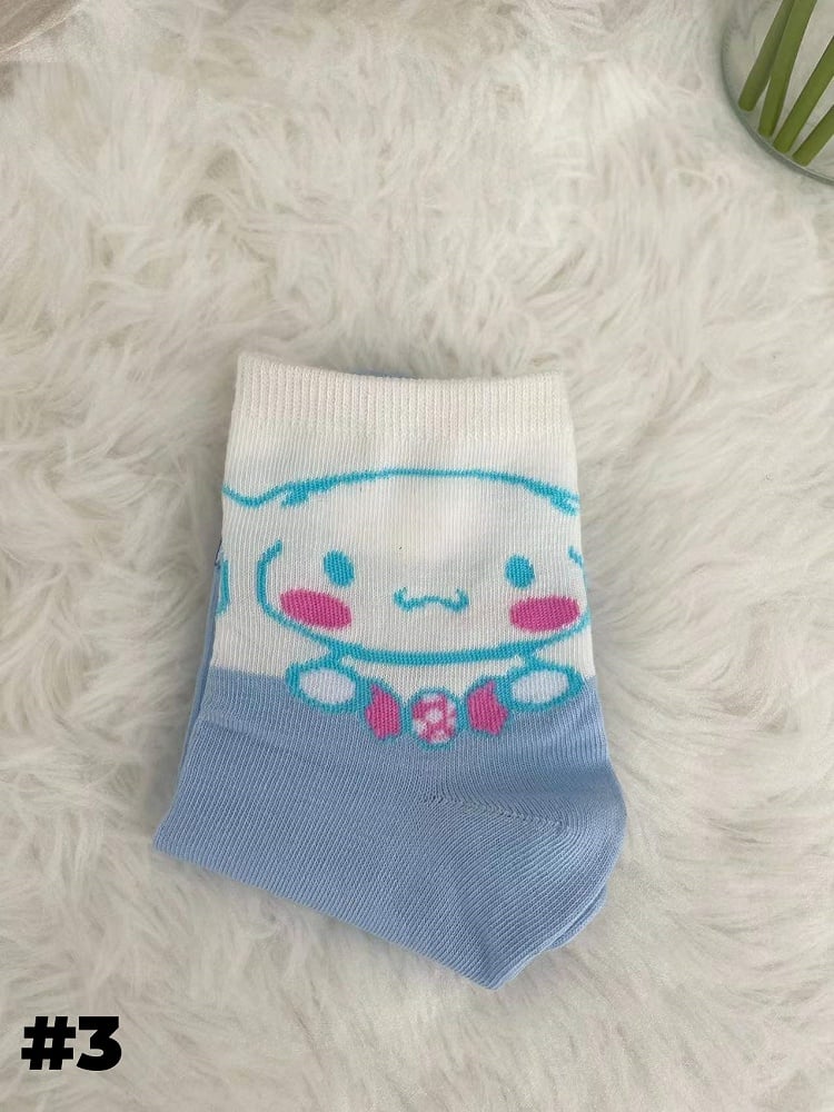 Sweet Lolita White Ankle Socks