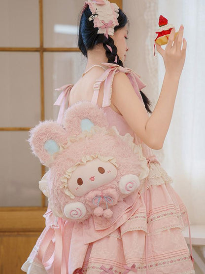 Bunny Plush Pink Kawaii Bag Crossbody/Shoulder