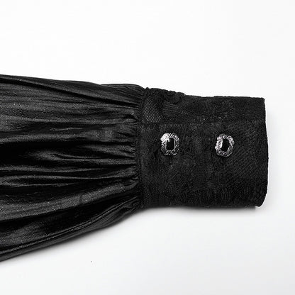 Layered Goth Gorgeous Men's Shirt Black