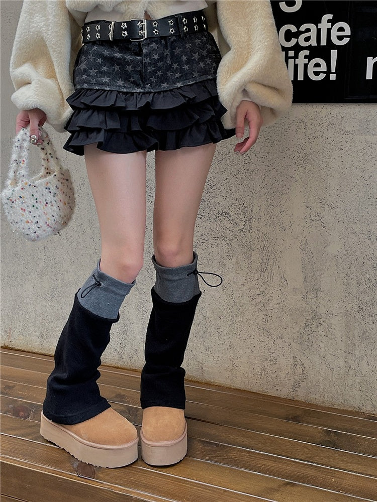 Color-Block Warmers Drawstring Leg 4 Color Options