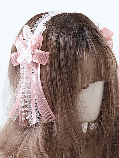 Bead Bow Lolita with Butterfly KC Sweet Chain
