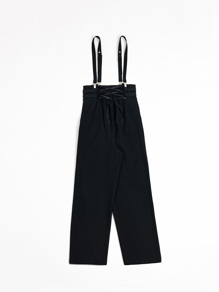 High-Waist Ouji Pants with Buckle Straps and Shoulder Clips - DevilInspired Exclusive Collection