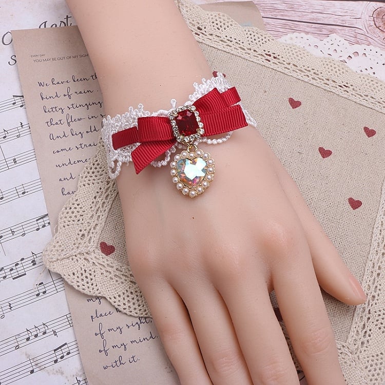 Options Lace Kei Jirai 8 Color Bracelet Bowknot