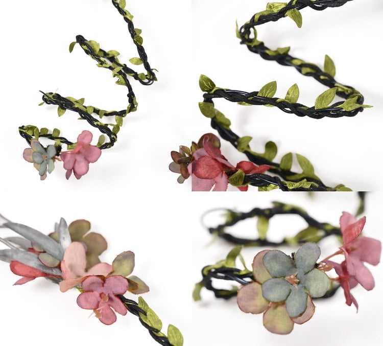 Florale Fee Grüne Ranken Armbänder