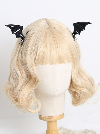Lolita A Bat Hairclips Colors Polished Pair Wing 4 Gothic of