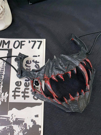 ハロウィンパーティー用出っ歯パンクマスク