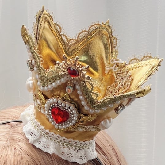 Star Mini Hat Crown Magic Gold