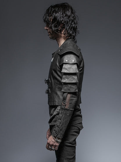 Warrior Short Jacket Black Armor