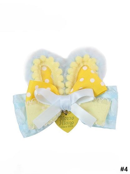 Bowknot Hairclip Cute Lolita Sweet Options Bear 5 Type