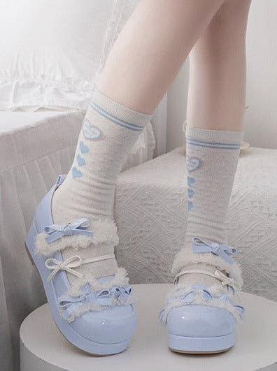 Original Lolita Shoes Round Ribbon Toe