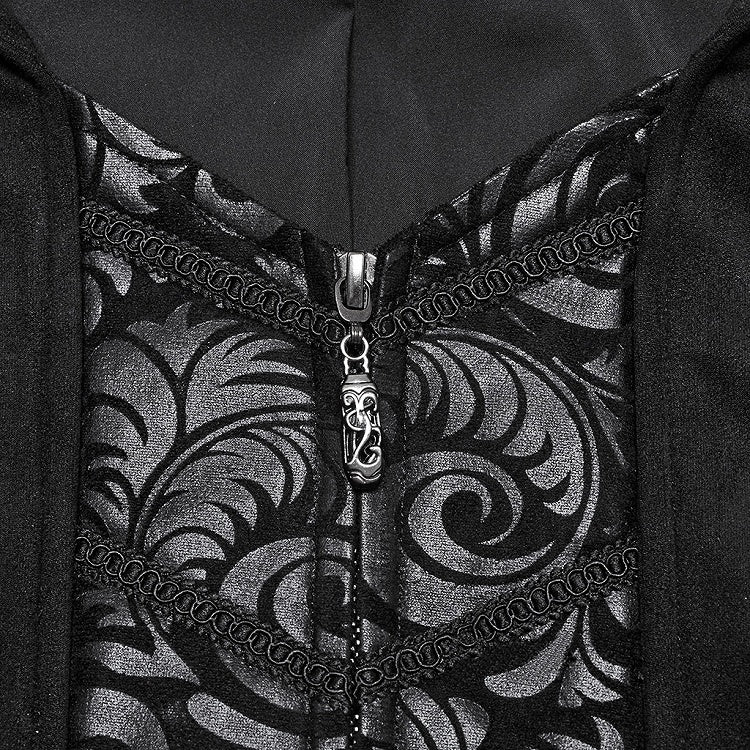 Black Men's Gothic Cloak Style Jacket