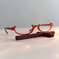 Cyberpunk Wine Eyeglasses Frame Red