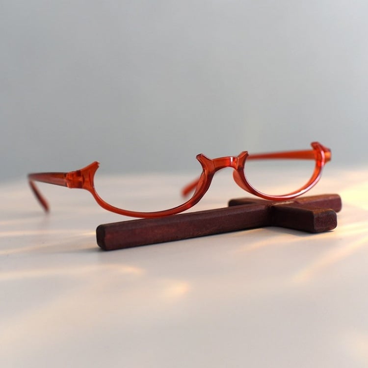 Cyberpunk Wine Eyeglasses Frame Red
