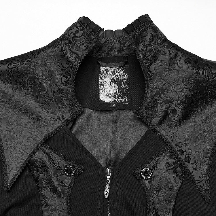 Luxury Gentleman's Goth Tuxedo Black