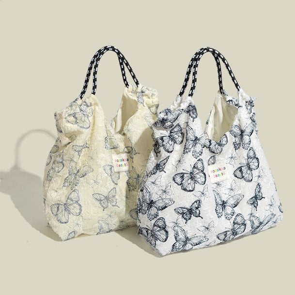 Butterfly Pattern Colors Handbag Lace 2