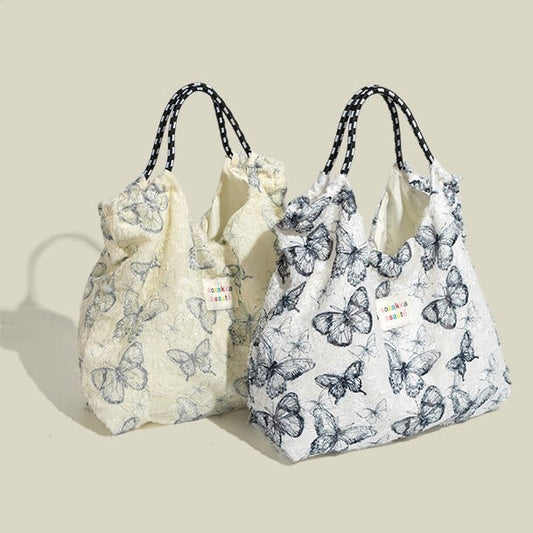 Butterfly Pattern Colors Handbag Lace 2