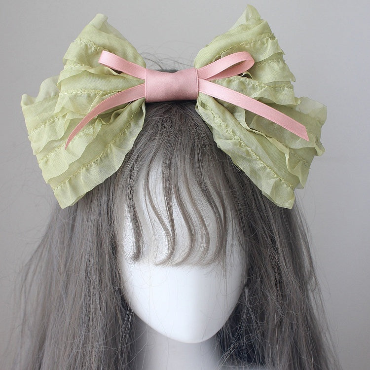Hairclip 4 Color Options Bow Big