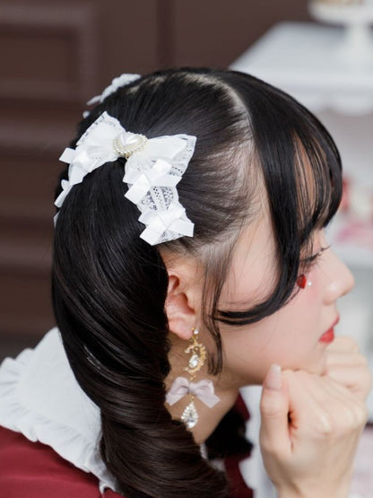 9 Color Hairclip Large Kei Options Bowknot Jirai