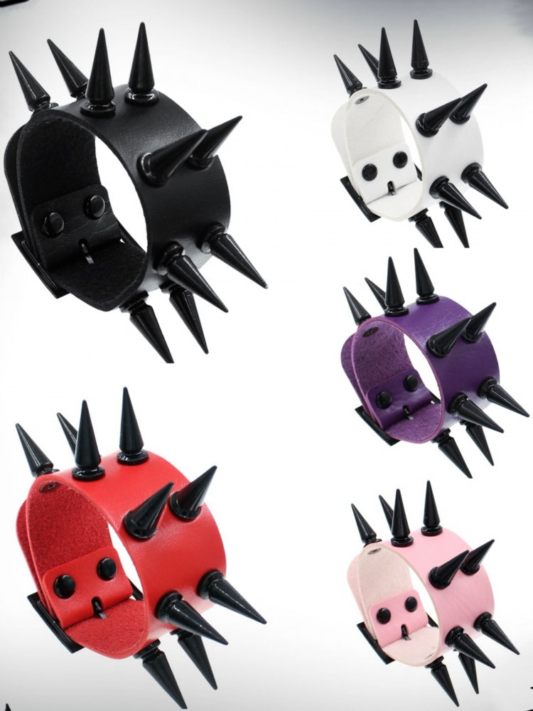 スタッドディテールパンクブレスレット