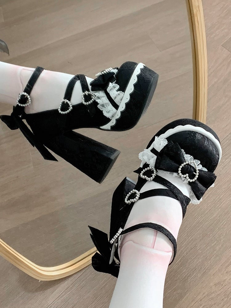 Bow Details Hearts with Beaded