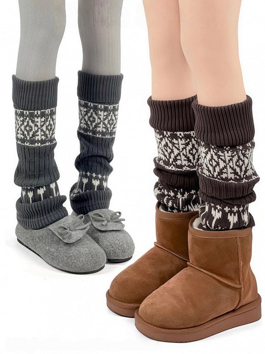 Slouchy Warmers Isle (5 Knit Leg Colors) Fair